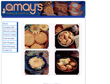 Tablet Screenshot of amaysbakery.com
